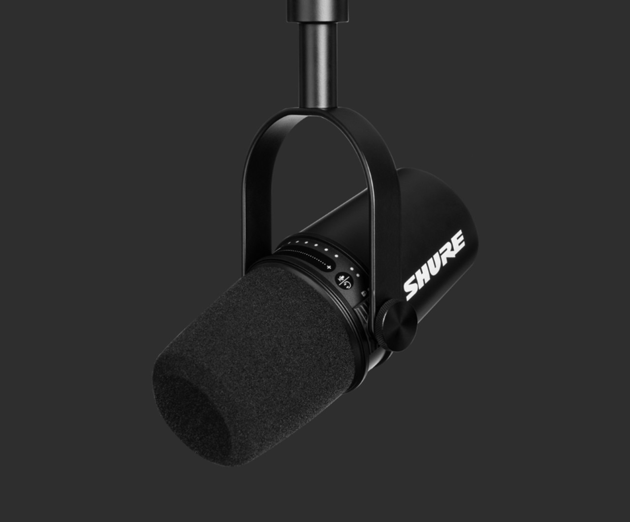 Shure MV7 Podcast Microphone Kit with Mini Tabletop Tripod