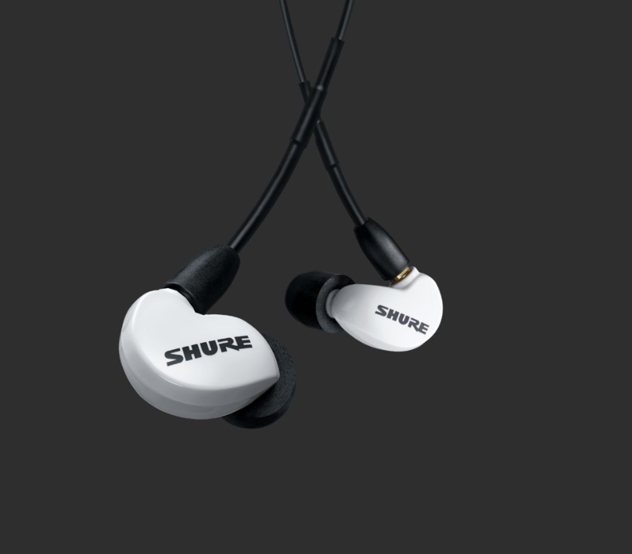 格安購入【ほぼ未使用】SHURE AONIC 215 SE215DYWH+UNI-A イヤホン