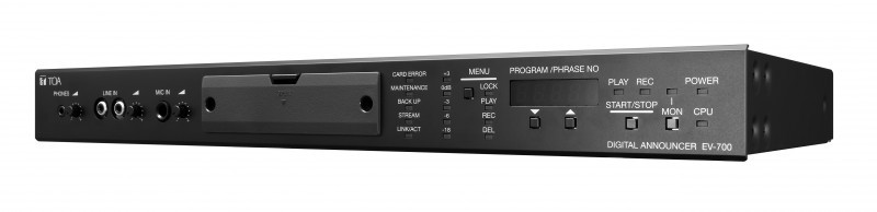 TOA EV-700PS digital announcing machine capable of recording/playback ...