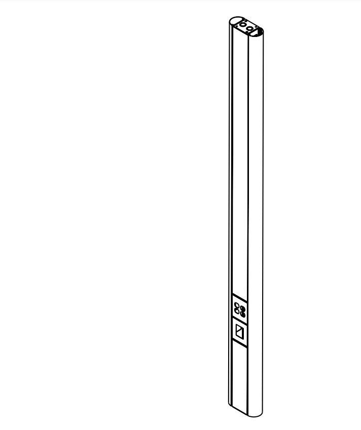 Wiremold VFS662345CMGYP Vista Architectural Columns - Pro AV Warehouse