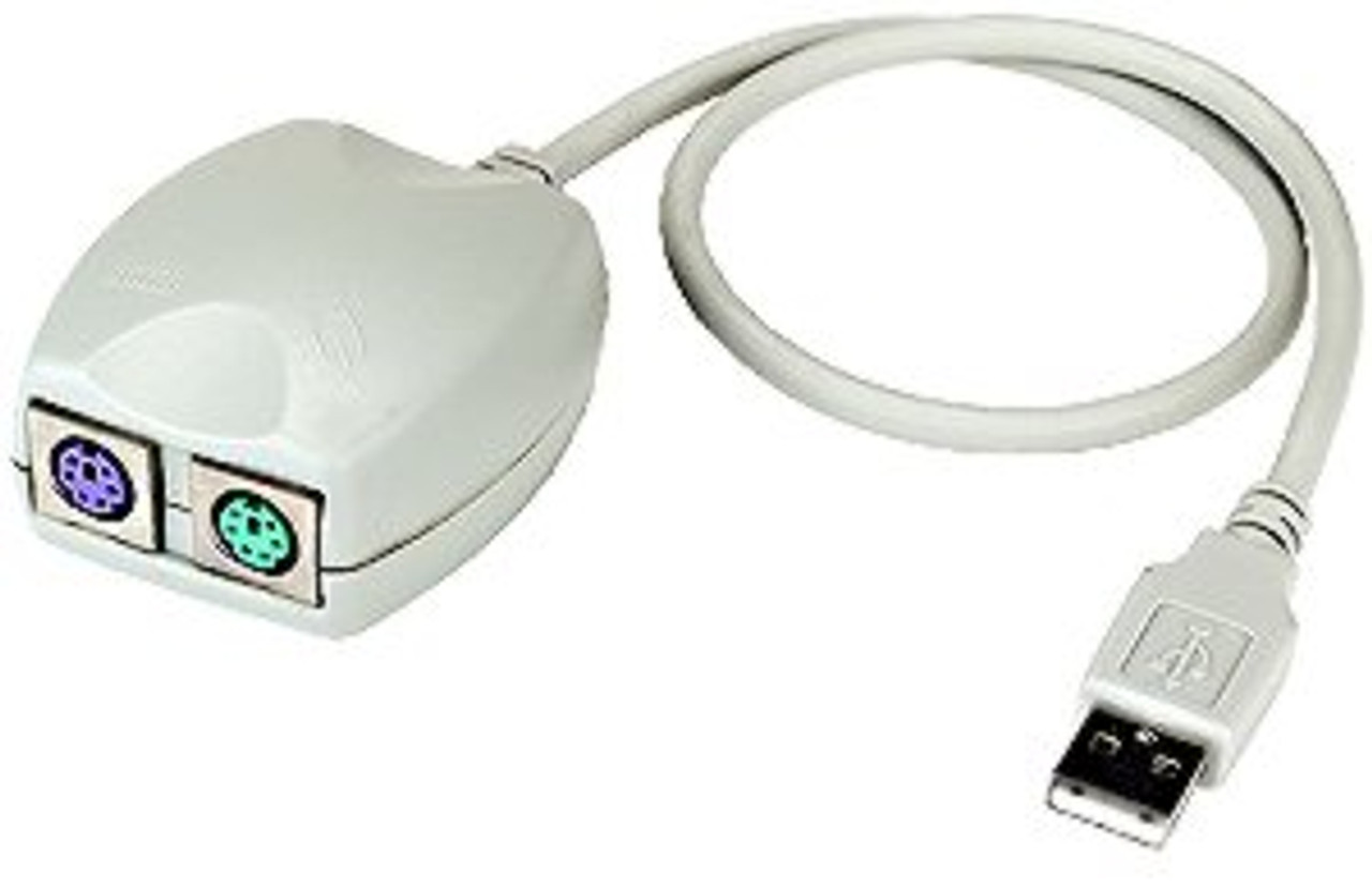 NTI USB-PS2 USB PS/2 Adapter with PC, MAC, and SUN Support - Pro