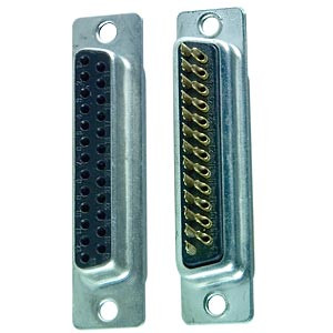 NTI db25f-sldr DB25 Female Solder Cup Connector - Pro AV Warehouse