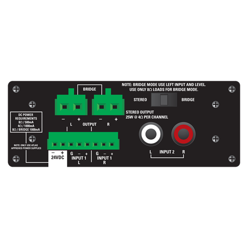 Atlas TSDPA252G Two Channel Power Amplifier Pro AV Warehouse
