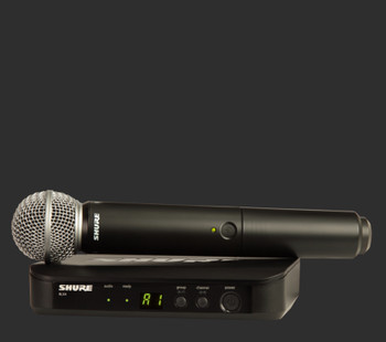 Shure BLX24/B58-H9 BLX Series Single-Channel Wireless Microphone