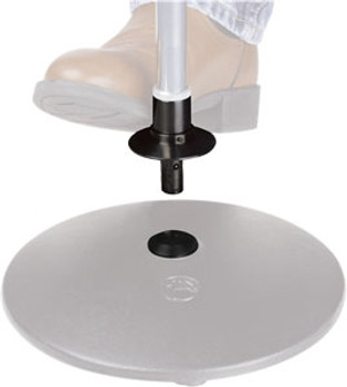 Atlas QR-2F Surface or Flush Mount Microphone Stand Base - Pro AV