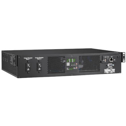 Tripp Lite PDUMNH32HVAT2 Single-Phase ATS/Monitored PDU, 3 m Cords, 2U, TAA