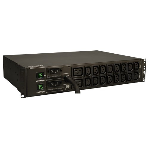 Tripp Lite PDUMH30HV6 Single-Phase Local Metered PDU, 1.8 m Cord, 2U, TAA