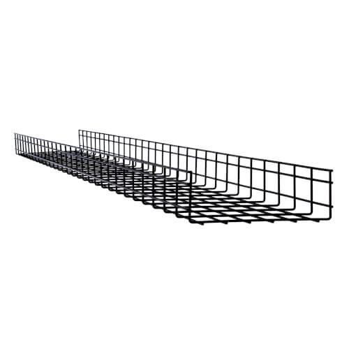 Tripp Lite SRWB12410STR6 Wire Mesh Cable Tray - 300 x 100 x 3000 mm (12 " x 4 " x 10 ft.), 6 Pack