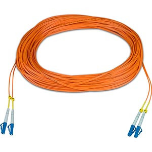 NTI FIBER-D-LCLC-50-300M Duplex LC Multimode Fiber Optic Cable, 50-Micron, 300 meter
