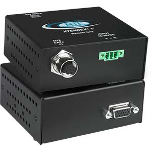 NTI ST-M12V-R-600 Industrial VGA Receiver via CATx with M12 Connectors to 600 feet