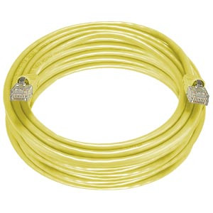 NTI cat5e-50-yellow CAT5e Stranded Unshielded Cable, Yellow, 50 feet