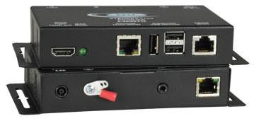 NTI st-c6usbhe-hdbt HDMI USB KVM Extender over HDBase-T with Ethernet to 328 feet