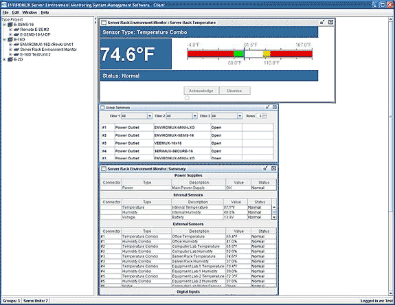 NTI e-mng-0100 Enterprise Server Environment Monitoring System Management Software: 100 Units