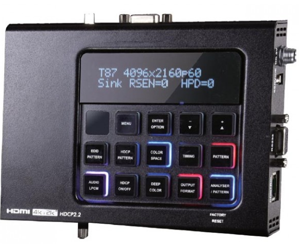 NTI montest-hd4k 4K Ultra HD HDMI Video Test Pattern Generator/Analyzer