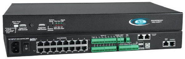 NTI e-16d-24vdp Large Enterprise Environment Monitoring System with Dual 24VDC Power