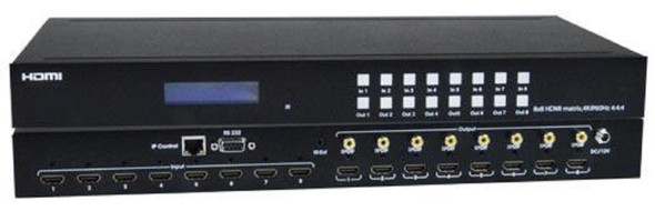 NTI sm-8x8-4k18gb-lc Low-Cost 4K HDMI Video Matrix Switch: 8x8