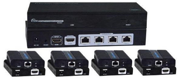 NTI vopex-c64k18gb-4 4K 60Hz 4:4:4 HDMI Splitter/Extender via CAT5e/6