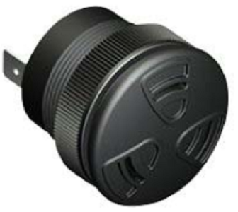 NTI e-beep1-p600 Rugged Miniature Piezo Alarm, 103 dB, Powered, 600 ft