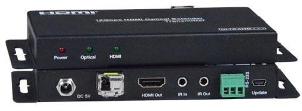 NTI st-fo4k18gb-rs-lc 4K 18Gbps HDMI Extender via One LC Singlemode or Multimode Fiber Optic Cable