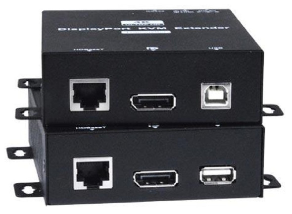 NTI st-c6usbdp4k-328 4K DisplayPort USB KVM Extender over HDBase-T with RS232