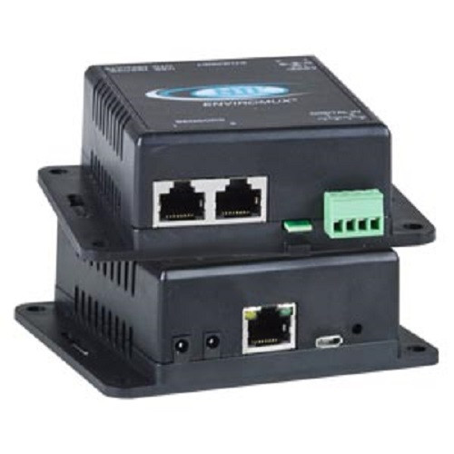 NTI e-micro-trhp-d Micro Environment Monitoring System, Integrated Temp/Humidity Sensor, POE, DIN Mounted. Power supply NOT included