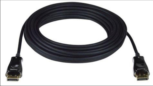 NTI dp8k-fo-25m-mmlc Low-Cost 8K 32.4Gbps DisplayPort 1.4 Active Optical Cable, 25 meters