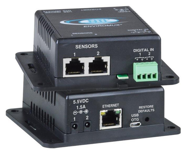 NTI e-micro-trh-d Micro Environment Monitoring System, Integrated Temp/Humidity Sensor, DIN Mounted