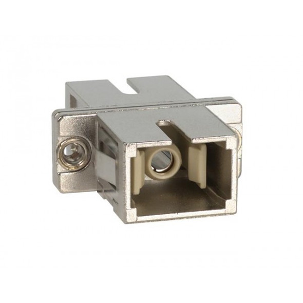 NTI fiber-cplrm-m-scsc SC-SC Simplex Multimode Fiber Optic Coupler, Metal