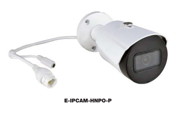 NTI e-ipcam-hnpo-p Ultra-HD Wired Day/Night Outdoor Bullet IP Camera with Power over Ethernet (POE)