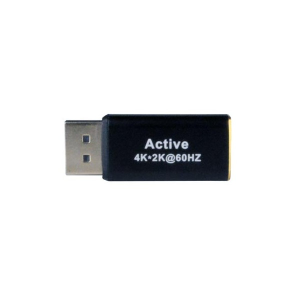 NTI dpm-hd4kf-active-a DisplayPort Male to 4K HDMI Female Active Adapter, Aluminum Housing