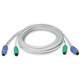 NTI VVKINT-25-MM PS/2 Keyboard + Mouse Cable, Male to Male, 25 feet
