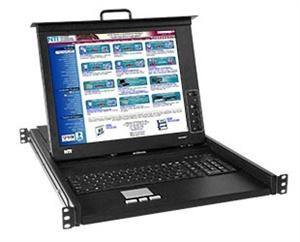 NTI RACKMUX-V17-N-4USBHD 17 inch VGA USB KVM Drawer with 4-Port High Density Switch