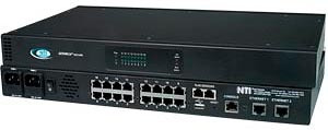 NTI SERIMUX-S-32DP 32-Port SSH Console Serial Switch with Environmental Monitoring & Dual AC power