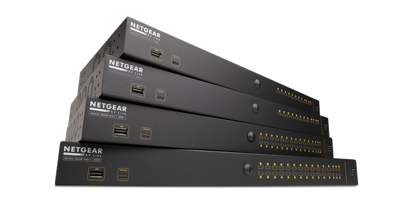 Netgear GSM4212P-111NAS M4250-10G2F-PoE+ Managed Switch with 8x1G PoE+ 125W