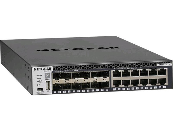 Netgear XSM4324S-100NES M4300-12X12F Stackable Managed Switch with 24x10G