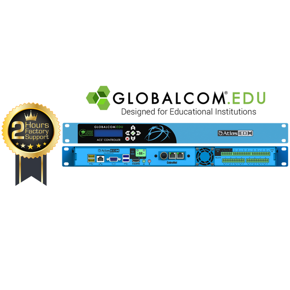 Atlas IP116-EDU-CS Announcement Control System with 16 CobraNet Message Channels