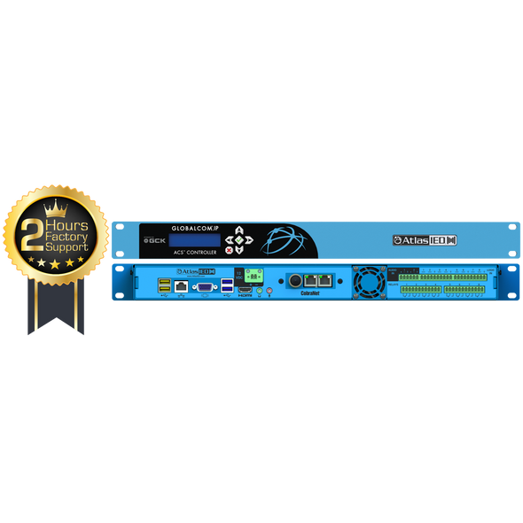 Atlas IP108-CS IP108-CS Announcement Control System with 8 CobraNet Message Channels
