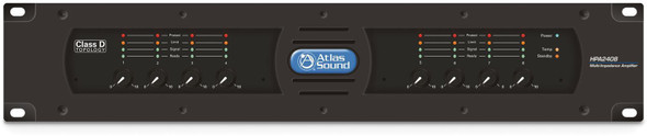 Atlas HPA2408 8-Channel 2400-Watt Commercial Multi-Impedance High Power Amplifier