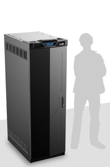 Atlas TT35-35S Texas Tough 35RU 35inch Deep Rack with Solid Door