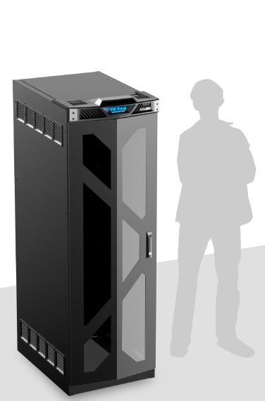 Atlas TT35-30P Texas Tough 35RU 30inch Deep Rack with Acrylic Door