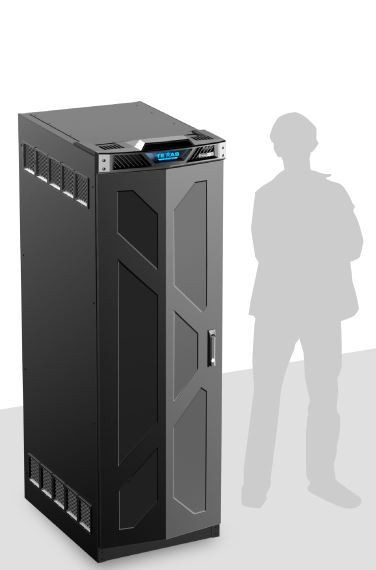 Atlas TT35-30S Texas Tough 35RU 30inch Deep Rack with Solid Door