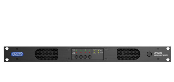 Atlas DPA804 800-Watt Networkable 4-Channel Power Amplifier with Optional Dante Network Audio