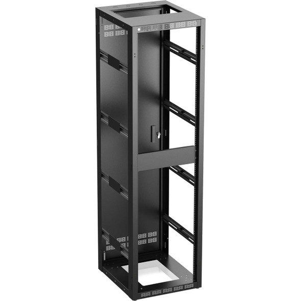 Atlas 544-25-MPRD 19inch Wide Opening Stand Alone/Gangable Floor Rack Cabinet