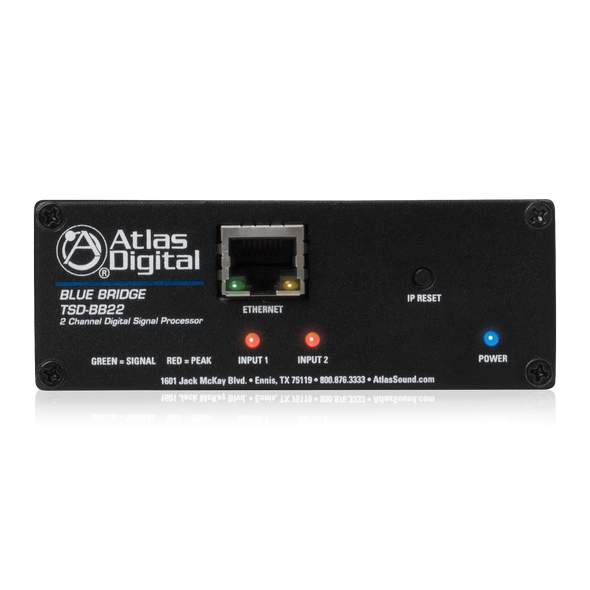 Atlas TSD-BB22 2 Input x 2 Output - Networkable DSP Device