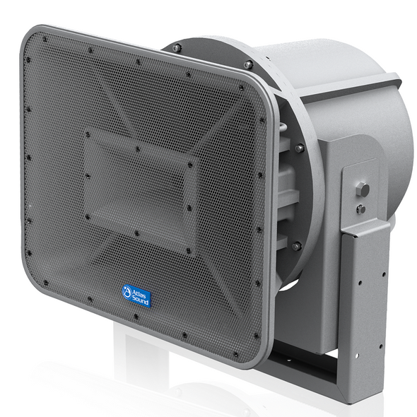 Atlas AH94-8T-BSG 8inch 2-way Stadium Horn System 90 degree x 40 degree, Battle Ship Grey