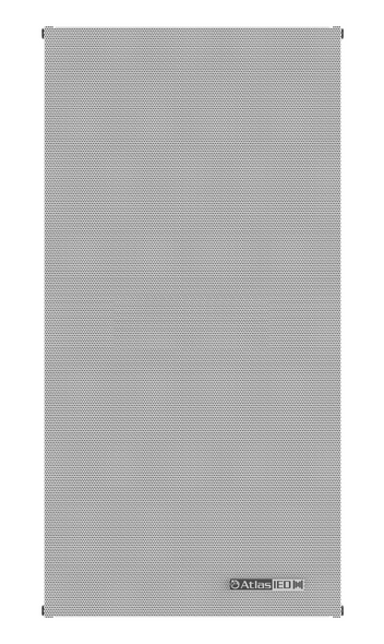 Atlas IP-12SYSM PoE+ Indoor 1ft x 2ft Suspended Ceiling Mount IP Speaker with Talkback Microphone