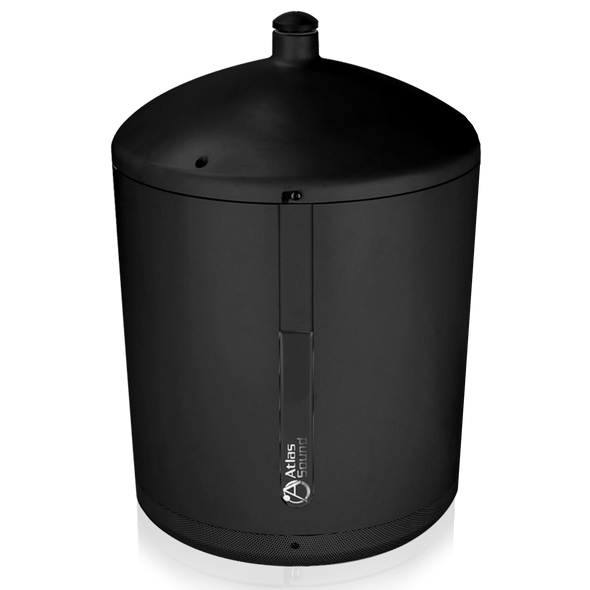 Atlas DA-PM8GD-B 8 Inch Pendent Mount PoE Dante Speaker System Black