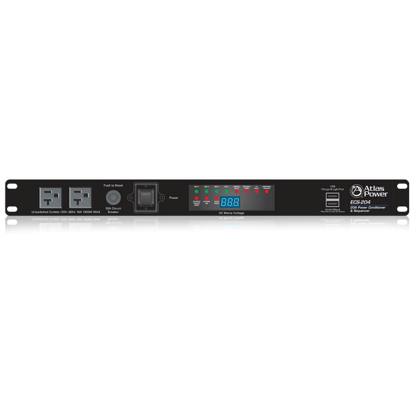 Atlas ECS-204 20A Power Conditioner & Sequencer