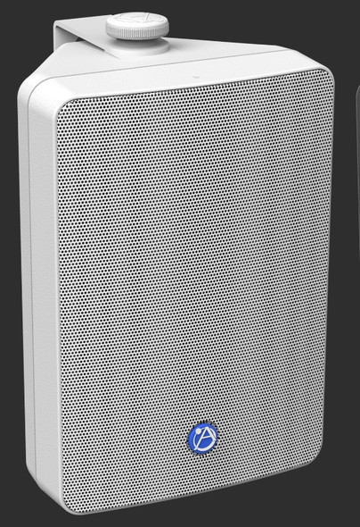 Atlas SM63T-WH 6.5inch 2-Way All Weather Speaker with 32-Watt 70V/100V Transformer in White