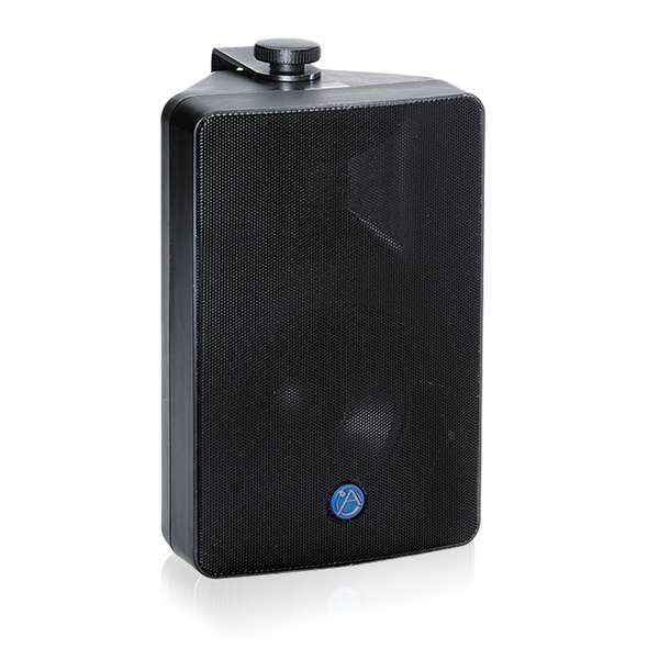 Atlas SM52TEN-B 5.25inch 2-Way All Weather Speaker with 30-Watt 70V/100V Transformer in Black